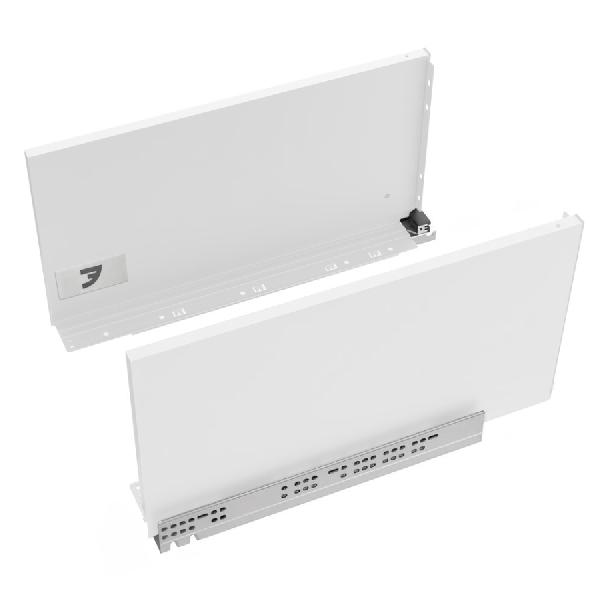 Slim T-box 4D комплект ящика 500мм, белый, боковины h244мм, откр. от нажатия, для ДСП 16мм