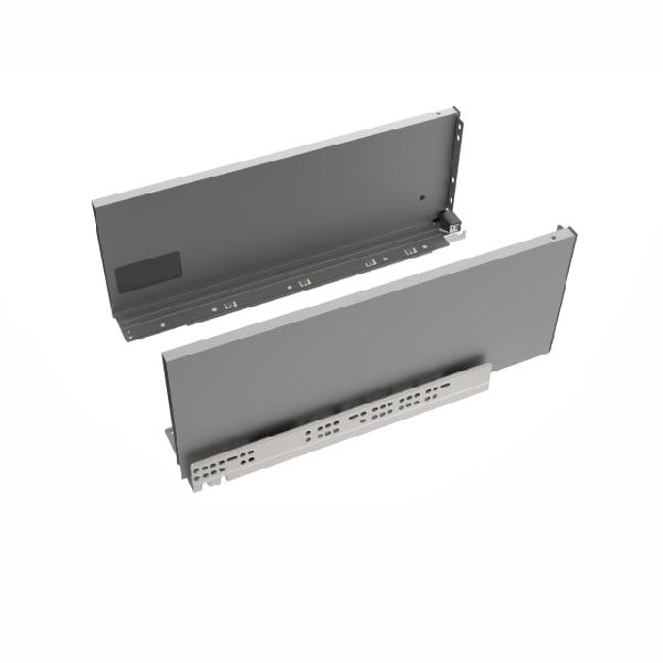 Slim T-box 4D комплект ящика 550мм, темно-серый, боковины h180мм, откр. от нажатия, для ДСП 16мм